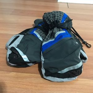 HELLY Hansen Men’s Winter Gloves, Blue & Gray, Med